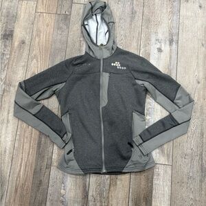 EUC Mountain Hardwear Gray Fleece Jacket